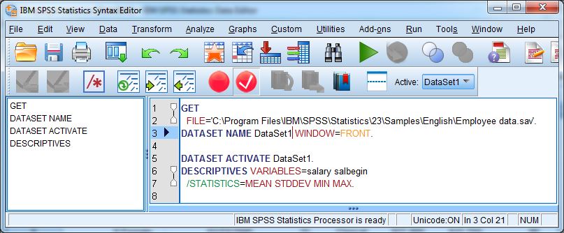 Spss sample data sets download
